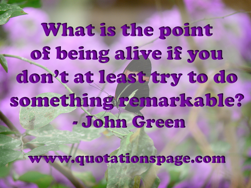 quote details john green what is the point the quotations green